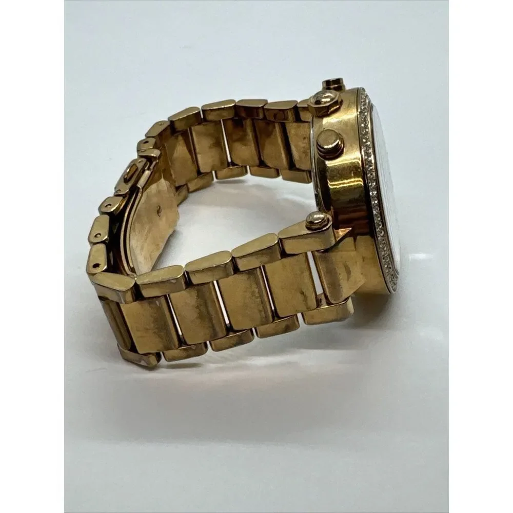 Michael Kors Parker MK5491 Women's Gold Stainless Steel Analog Dial Watch JNA458